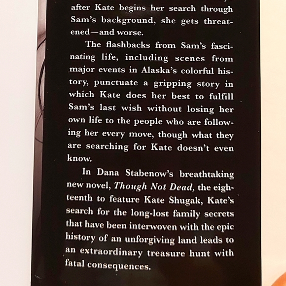 5 for $25- Though Not Dead, A Kate Shugar Private Eye Novel by Dana Stabenow - Picture 3 of 8